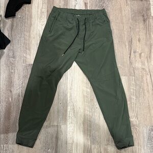 Men's hollister Olive Green Jogger Pants - Unbranded